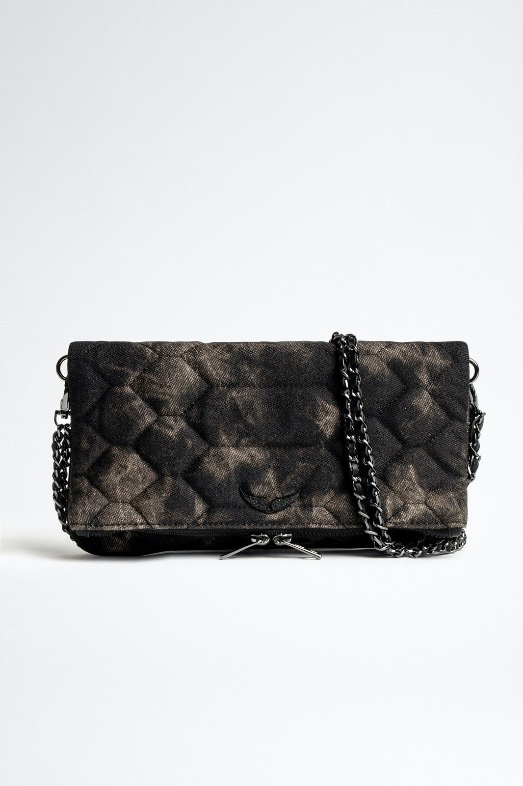 Zadig & Voltaire Rock Strap Jewelled Clutch