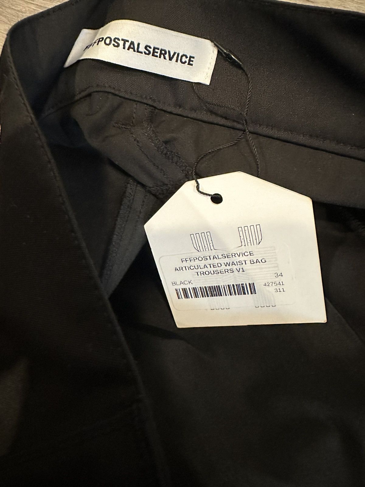 FFFPOSTALSERVICE Fffpostalservice articulated trousers black green size 34 Size US 34 / EU 50 - 3 Thumbnail