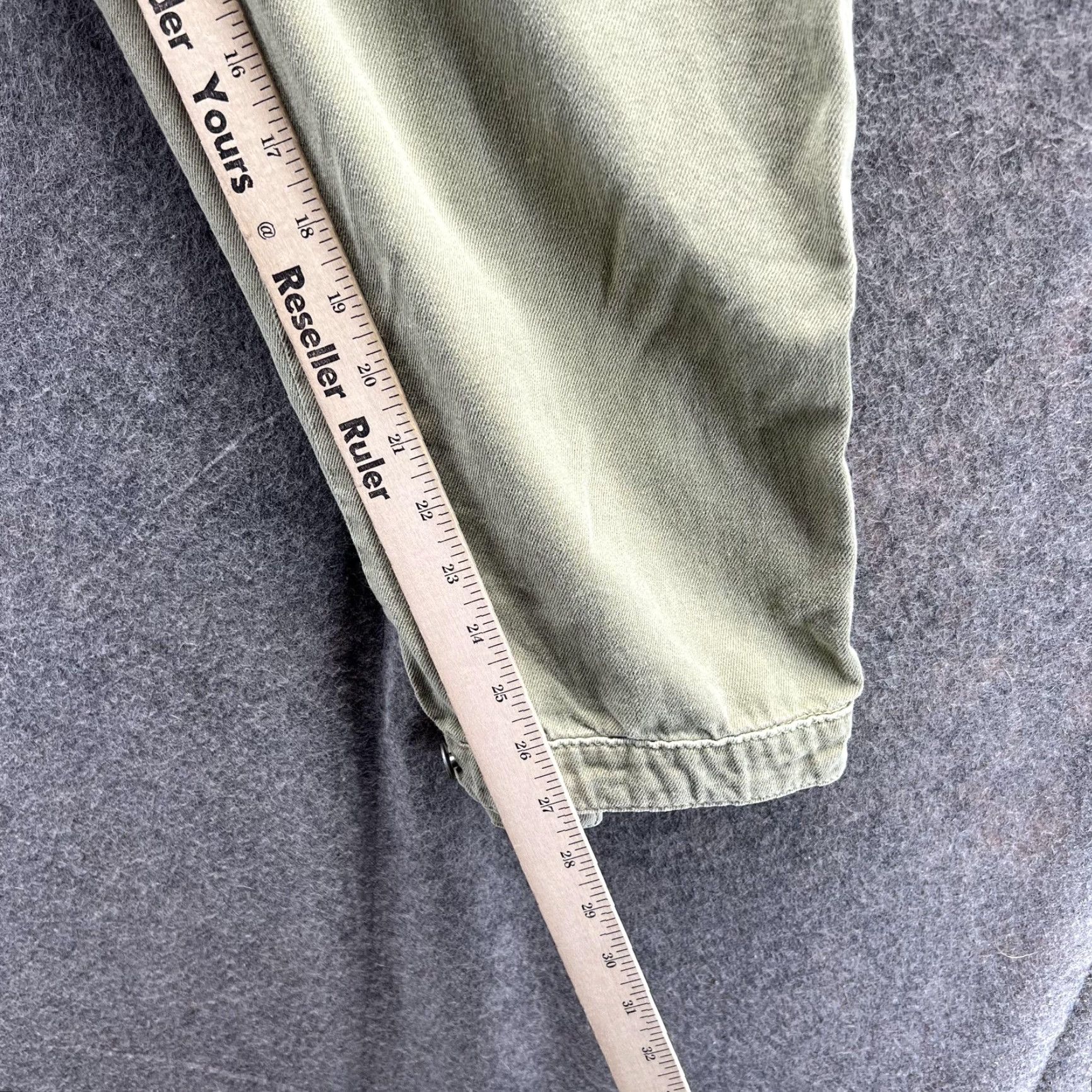 Free People Free People Pants Women 8 Green Cargo Wide Leg High Rise Utility Parachute Baggy Size 30" / US 8 / IT 44 - 5 Thumbnail