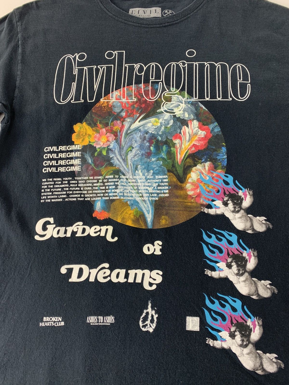 Civil Regime Civil Regime Garden Of Green Floral Longsleeve Printed Tee Size US L / EU 52-54 / 3 - 3 Thumbnail