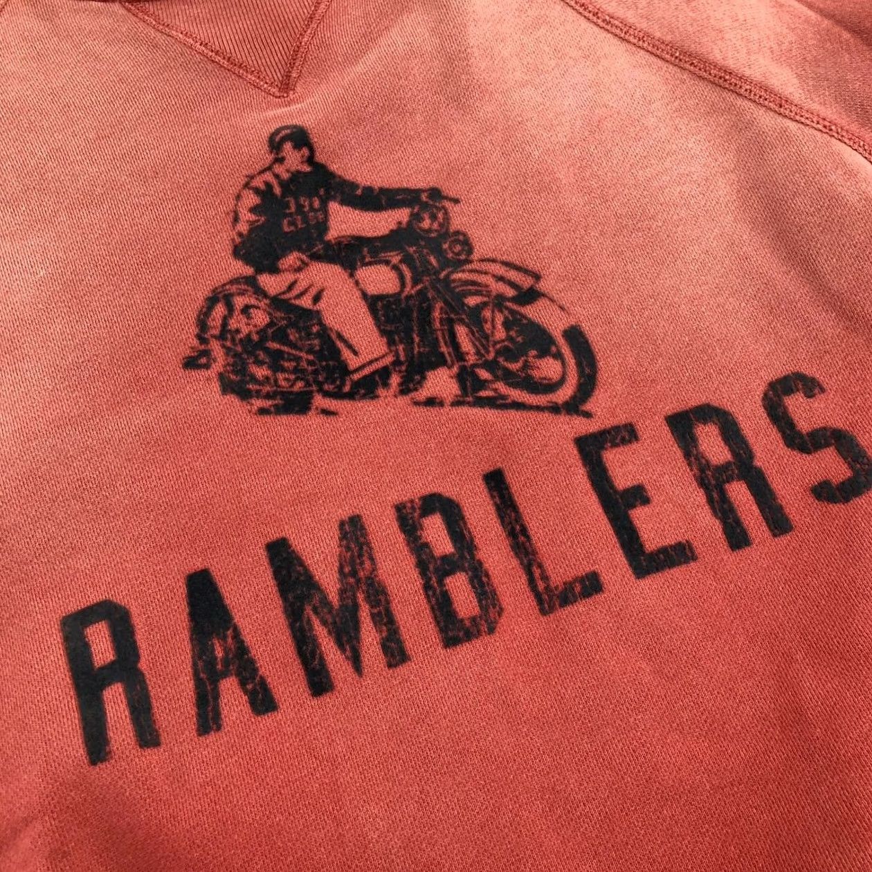 Ralph Lauren RRL Ralph Lauren Sweatshirt Size S Red RAMBLERS Logo V Gazette Men's Pre-owned Size US S / EU 44-46 / 1 - 7 Thumbnail
