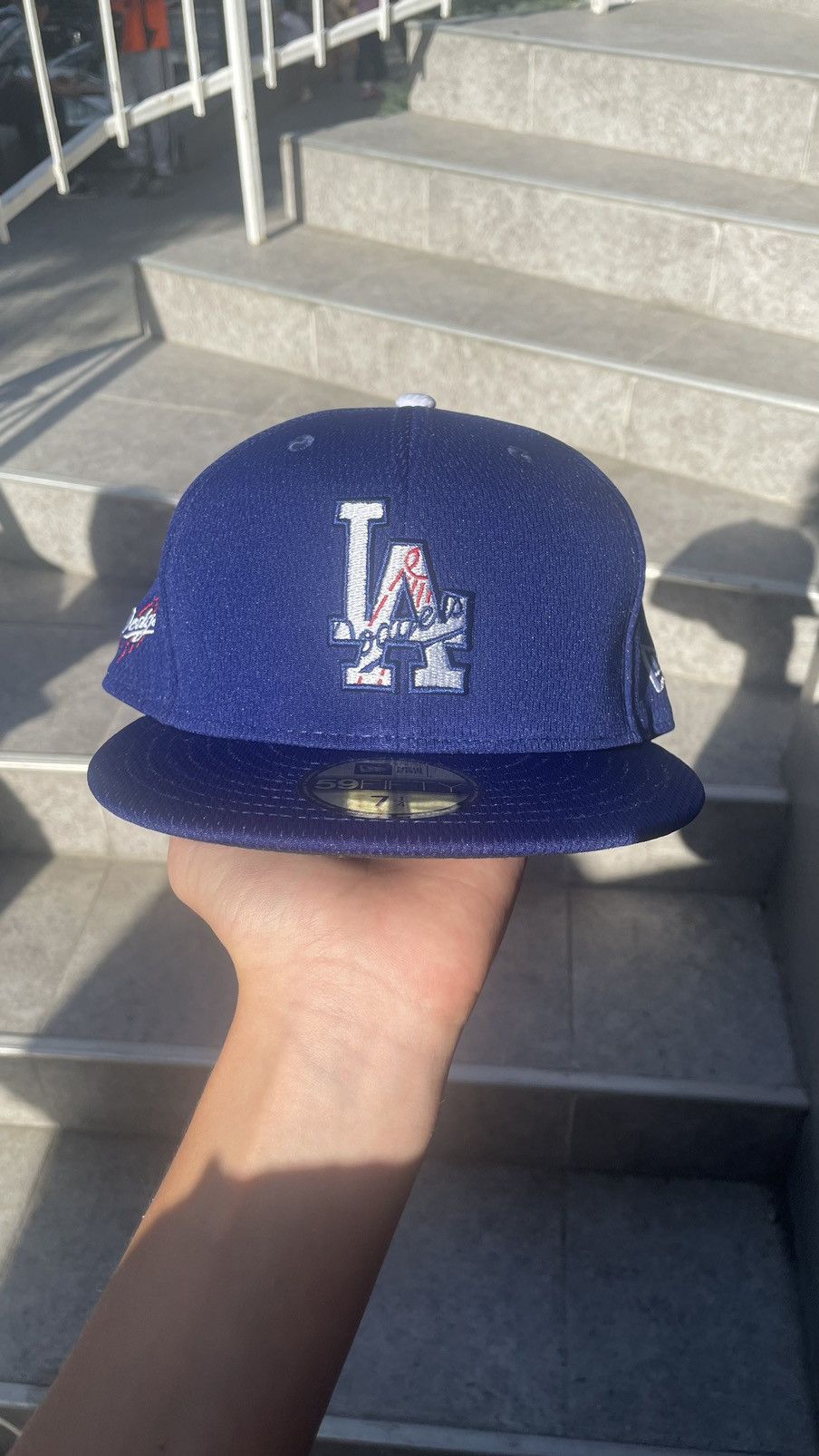 New Era New Era 59fifty Los Angeles Dodgers fitted hat 7 1/4 Grailed