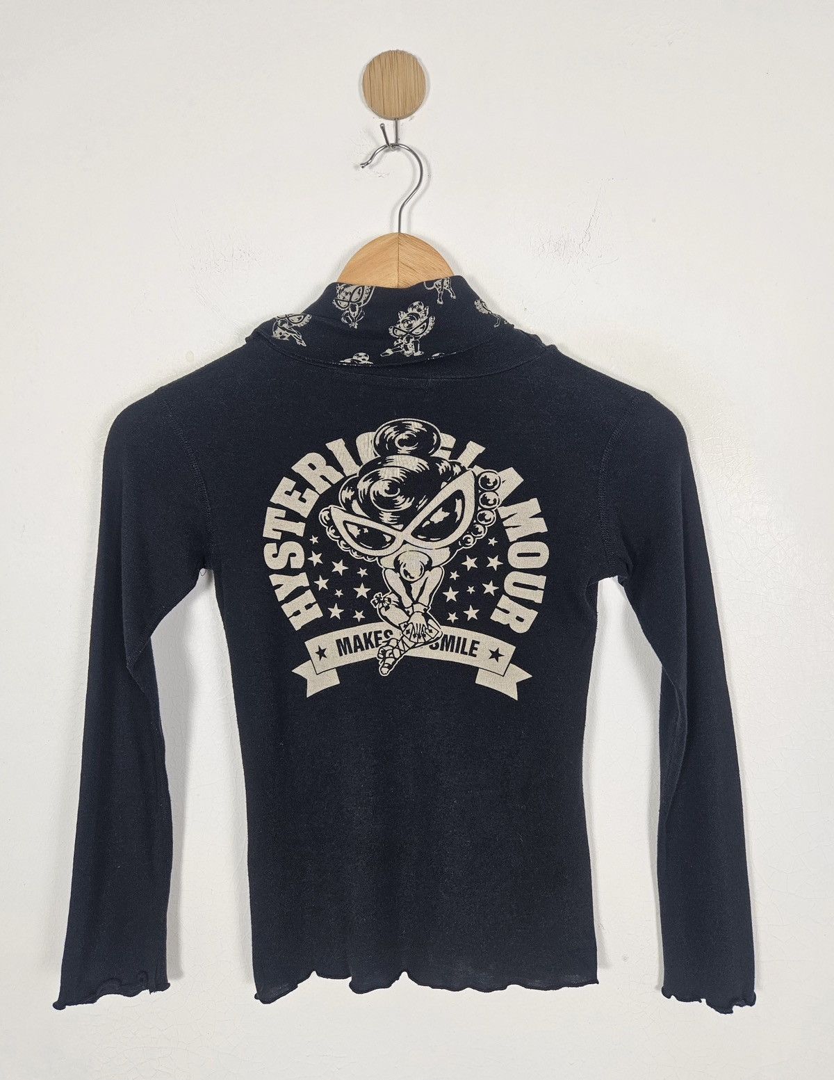 Hysteric Glamour Hysteric Glamour Love Buzz turtleneck shirt Size XS / US 0-2 / IT 36-38 - 2 Thumbnail