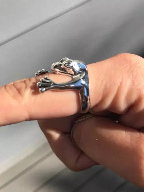 Japanese Brand Frog Adjustable Ring Size ONE SIZE - 2 Thumbnail