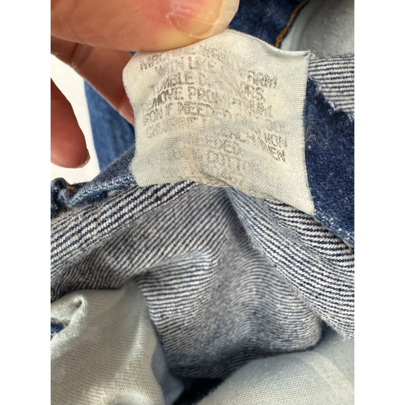 Other Vintage Chic USA High Rise Tapered Jeans 1980 Size 18 Size 40" / US 18 - 9 Thumbnail