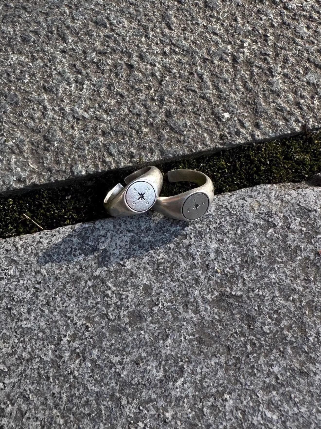 VIBE Chrome VIBE Silver Ring Vintage Rings🔥🔥🔥 Size ONE SIZE - 7 Thumbnail