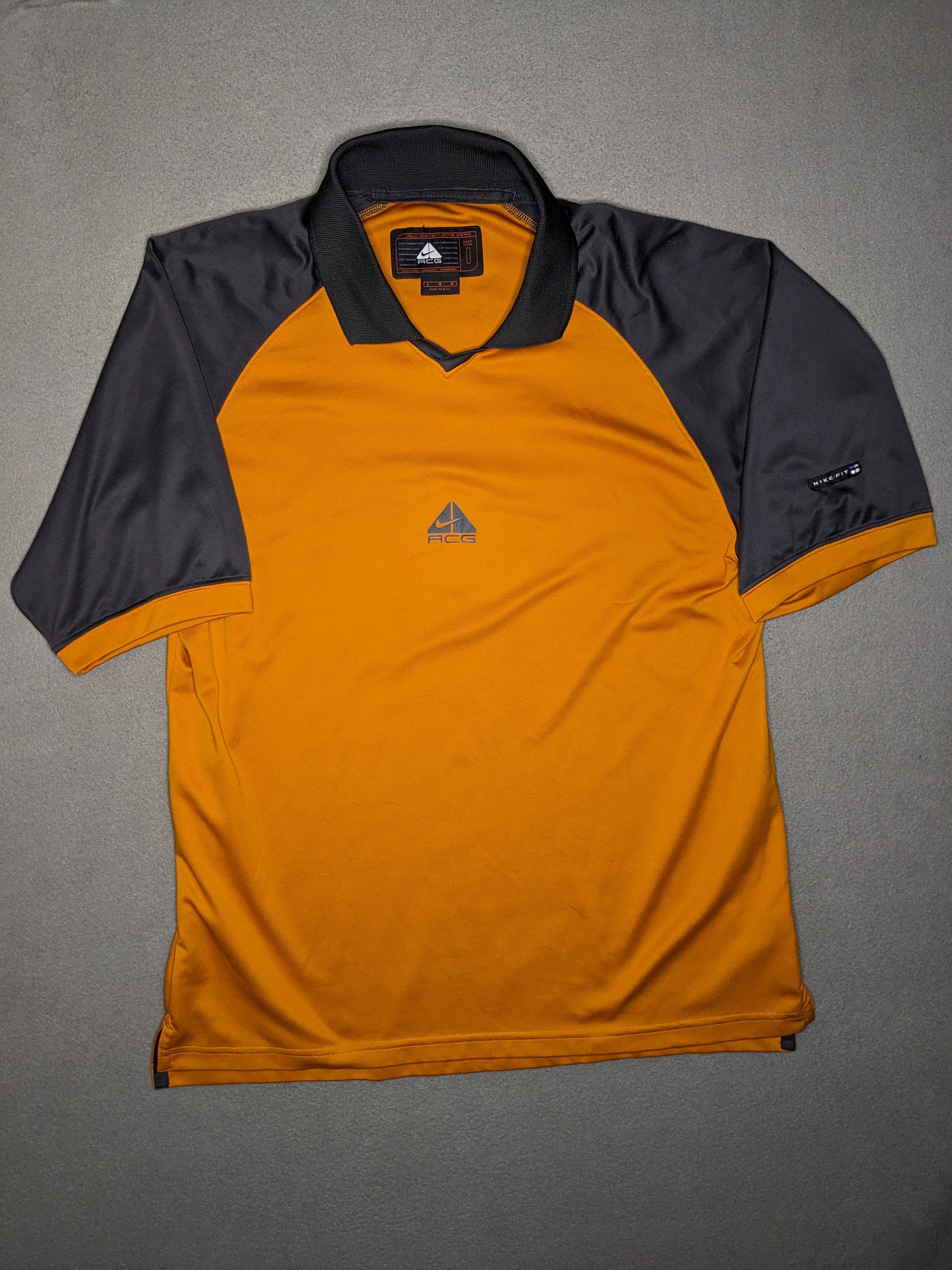 Nike ACG VTG Nike ACG Polo Shirt Jersey Large Made USA Gorpcore Y2K Size US L / EU 52-54 / 3 - 2 Thumbnail