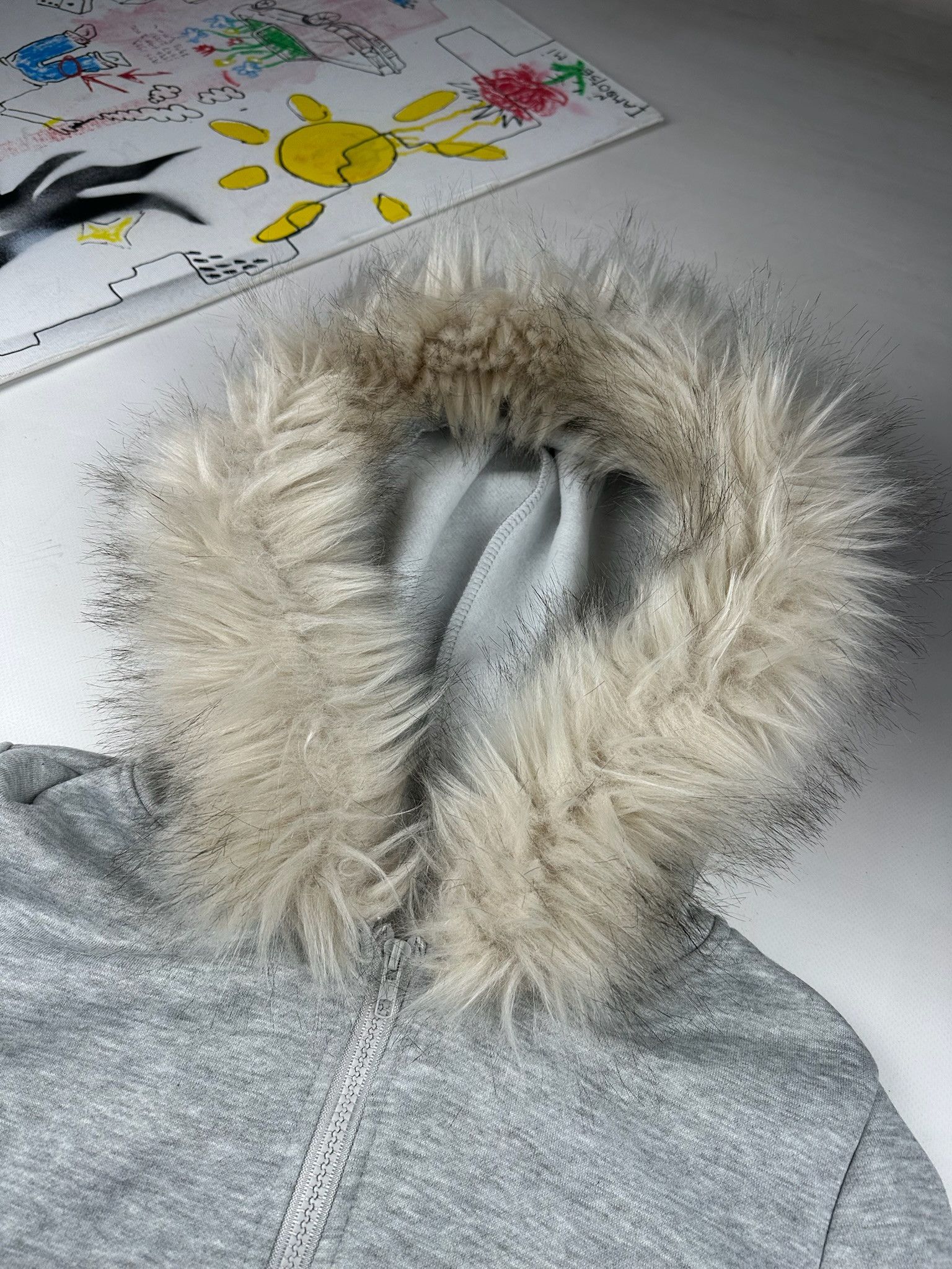 Hysteric Glamour Fur Hoodie Basic Gray ifsixwasnine lgb Japanese style Size M / US 6-8 / IT 42-44 - 3 Thumbnail