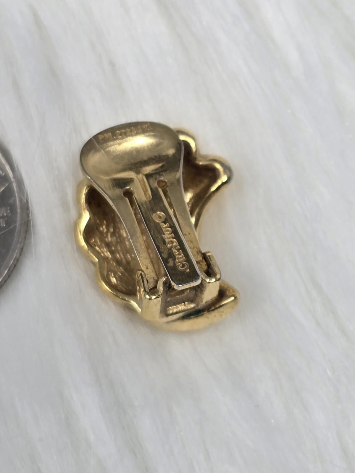 Dior Vintage Chr Dior Gold Shell Clip Earrings Size ONE SIZE - 9 Thumbnail