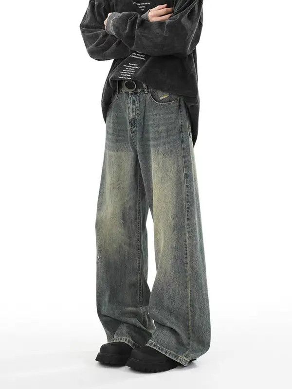 VIBE High street Y2K hip hop baggy wash jeans Size US 30 / EU 46 - 4 Thumbnail