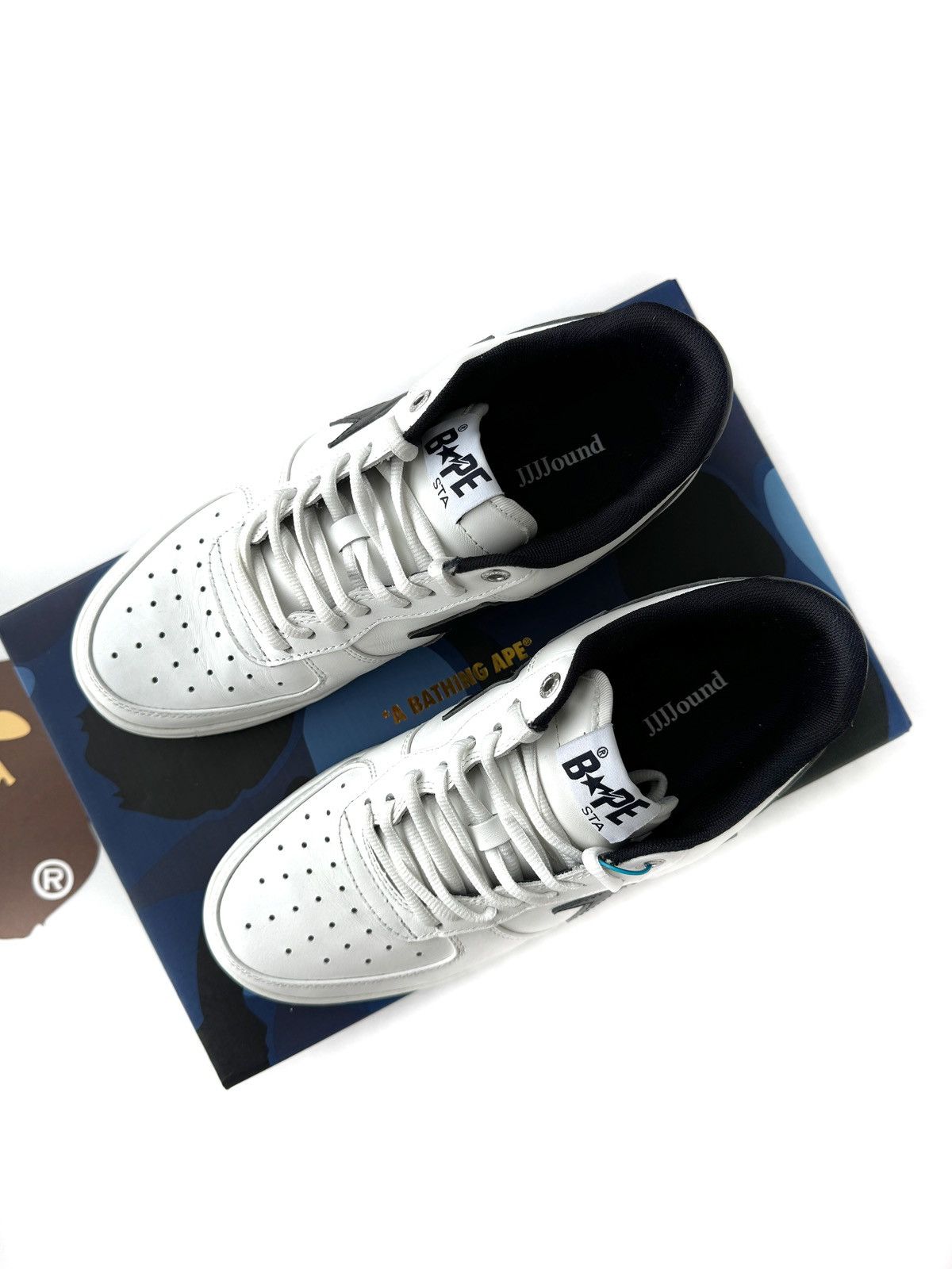 Bape × JJJJound A Bathing Ape Bape Sta x JJJJound Sneakers White Size US 8.5 / EU 41-42 - 3 Thumbnail
