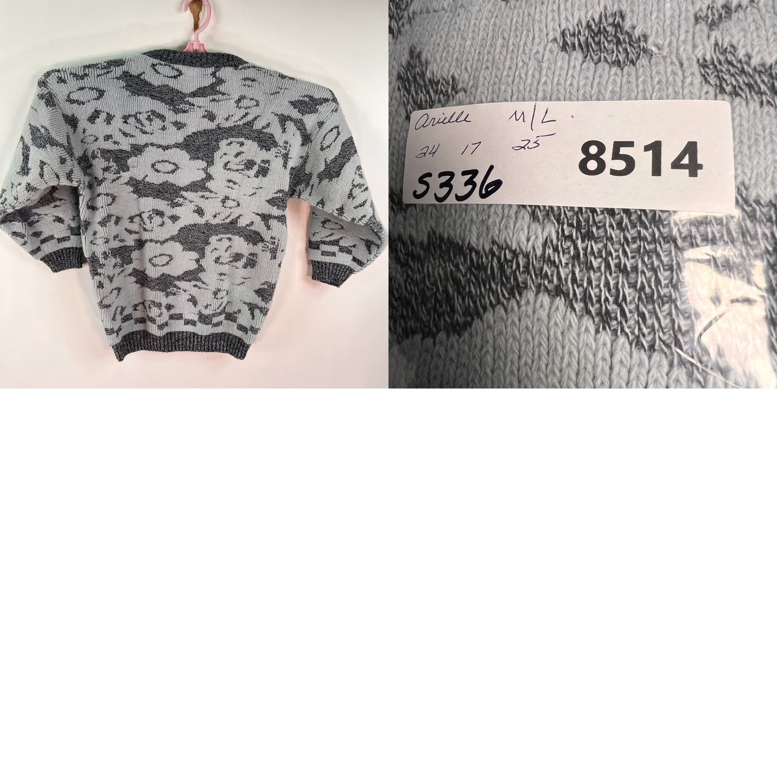 Vintage Arielle Vintage Slouchy Geometric Sweater Womens L Gray Desert Camo USA Made Size L / US 10 / IT 46 - 8 Thumbnail
