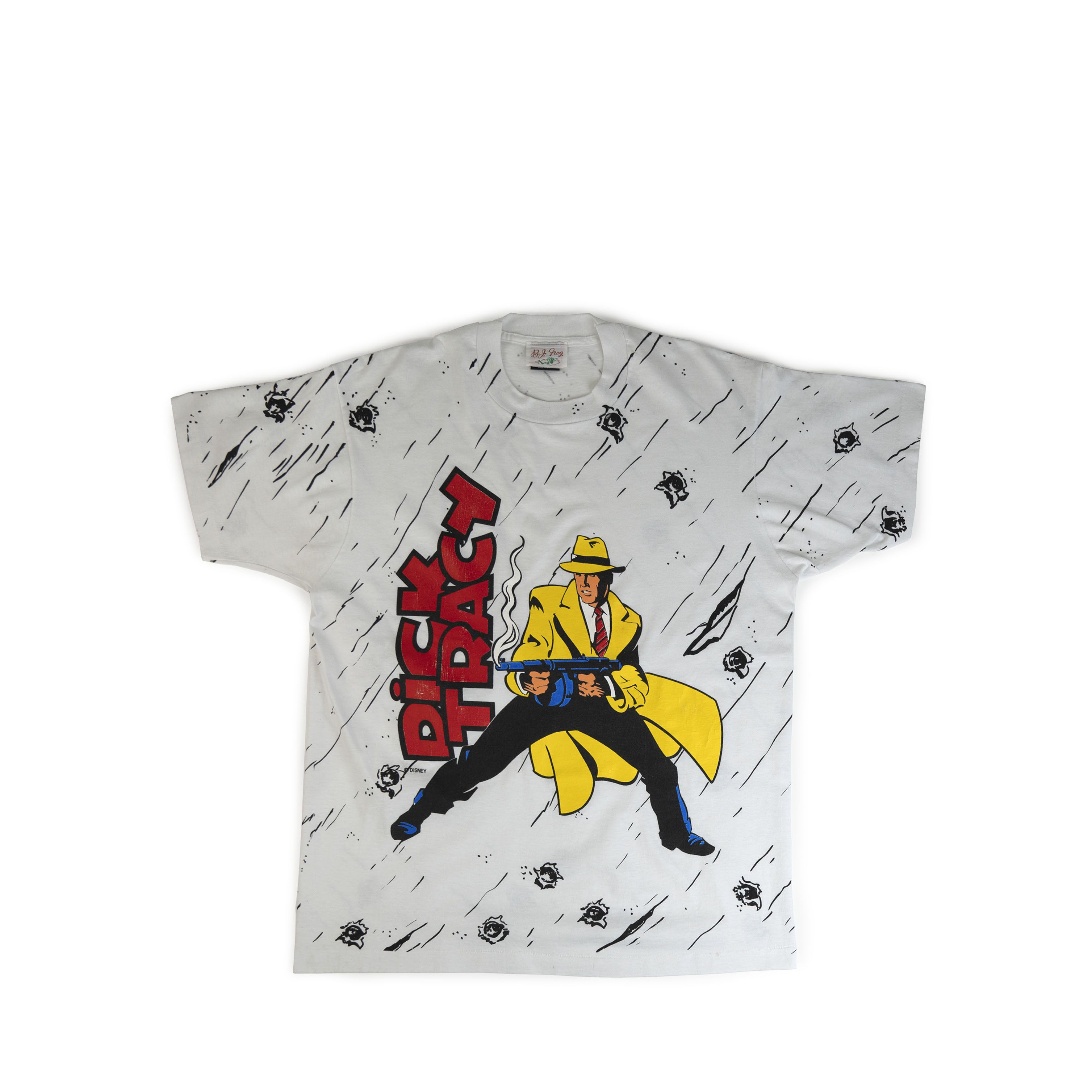 Disney × Vintage Vintage 1990's Disney Dick Tracy AOP Tee Shirt Size US XL / EU 56 / 4 - 1 Thumbnail