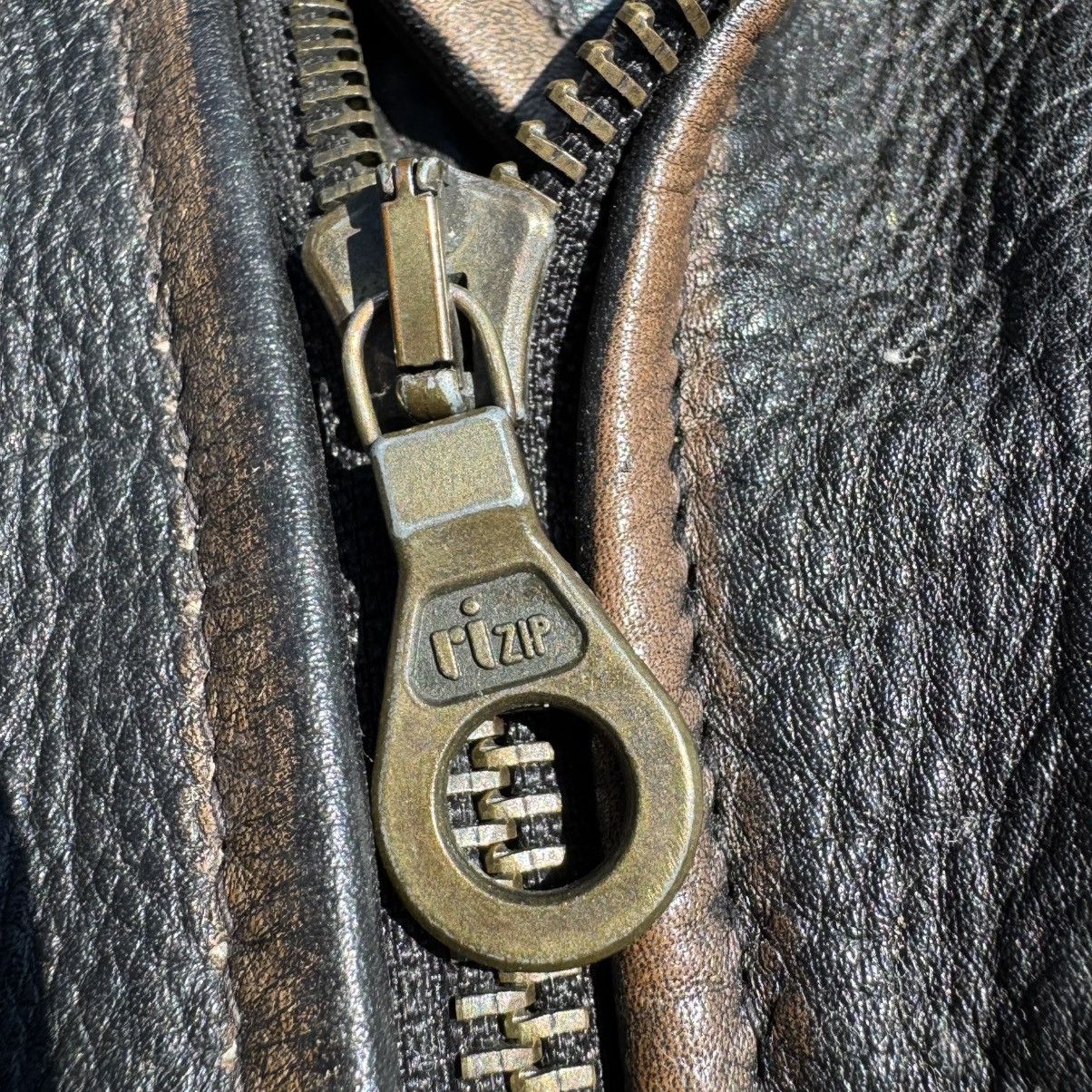 Vintage Vintage 90s US Force biker leather jacket Size US M / EU 48-50 / 2 - 7 Thumbnail