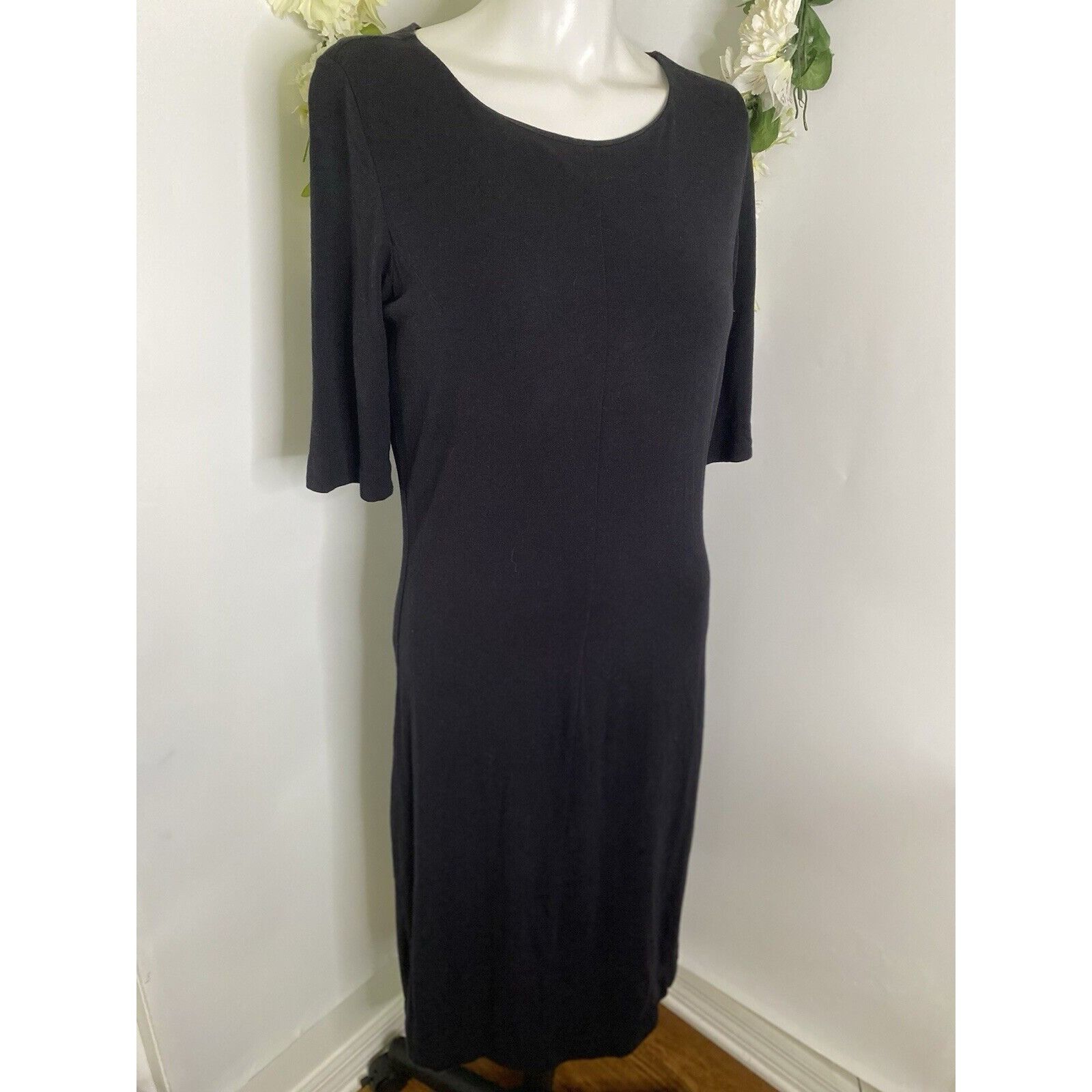 Diane von Furstenberg Diane Von Furstenberg Women Scoop Neck Short Sleeve Midi Dre Size L / US 10 / IT 46 - 20 Thumbnail