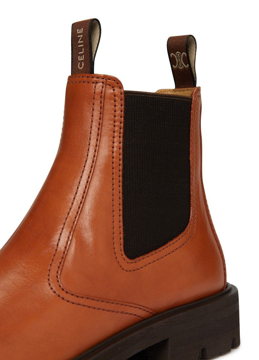 Celine o1bcso1str0924 Margaret Chelsea Boot in Calfskin in Honey Size US 7.5 / IT 37.5 - 5 Thumbnail