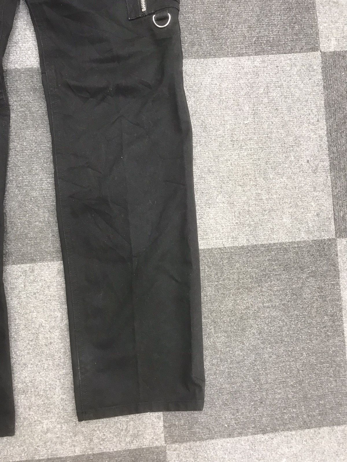 Japanese Brand BATSU Japanese Punk Studio Half Cargo Multizipper Denim Size US 32 / EU 48 - 4 Thumbnail