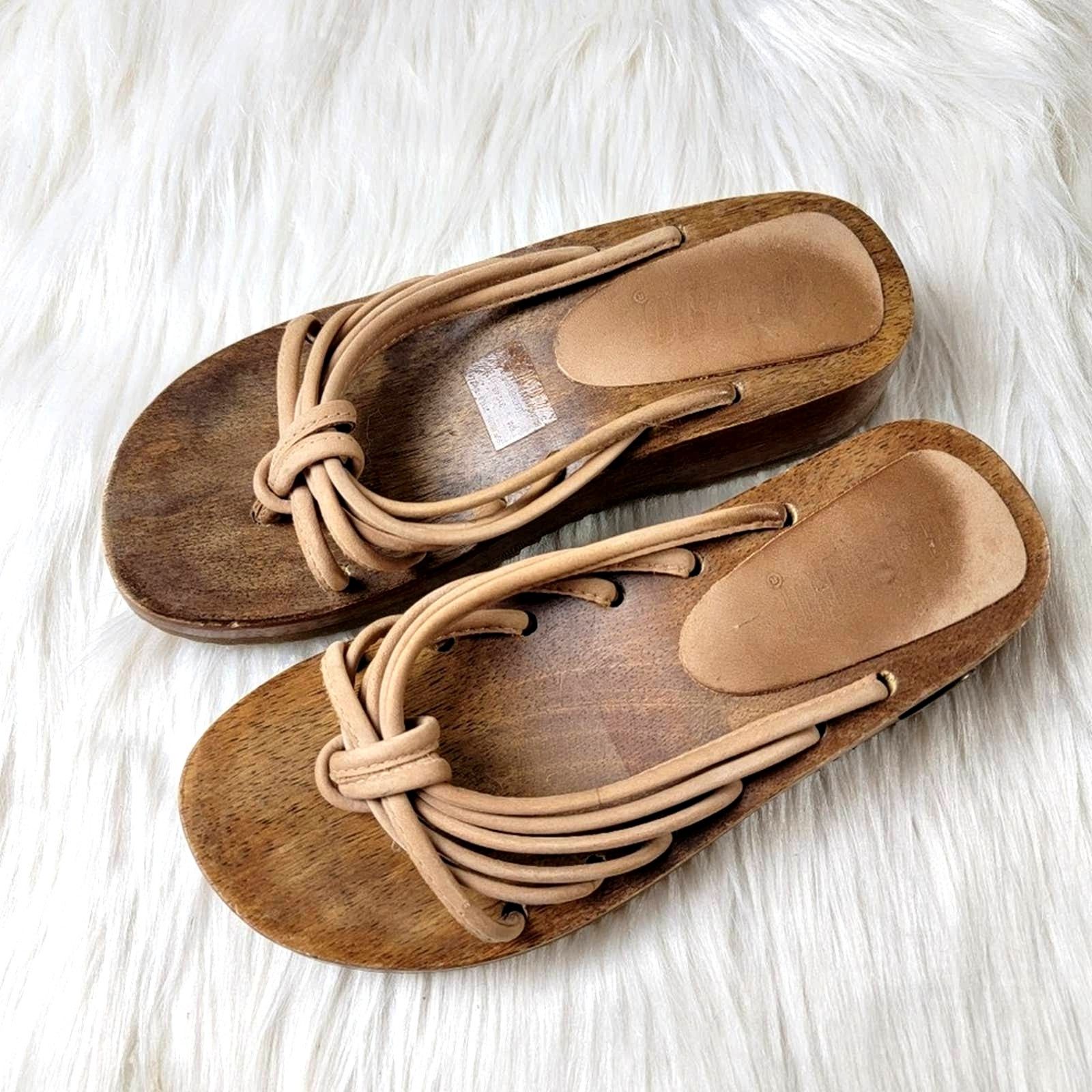 Vintage Vintage 90s BONGO Chunky Platform Sandals - 6 Size US 6 / IT 36 - 2 Thumbnail