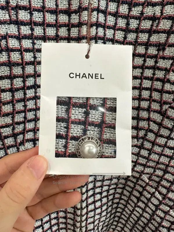 Chanel CHANEL Women's White Cashmere Jacket Size L . Size L / US 10 / IT 46 - 9 Thumbnail