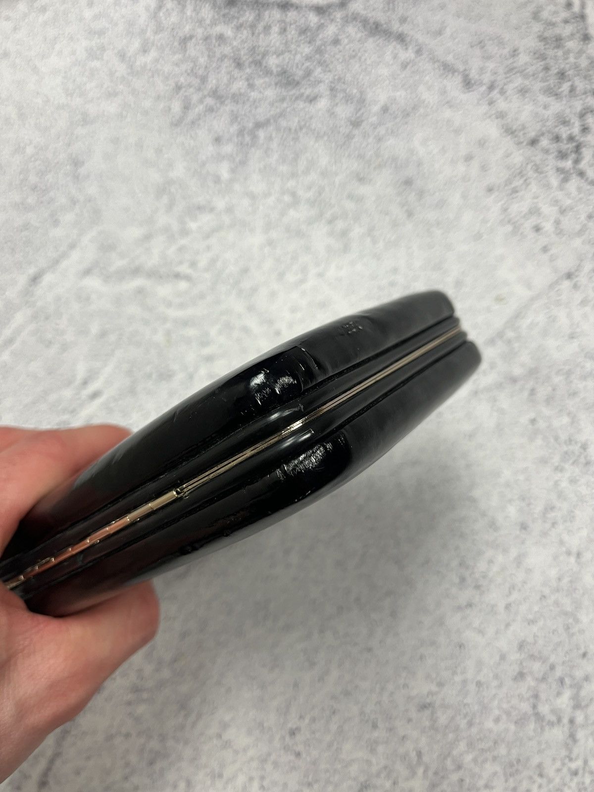Vintage Vintage Yves Saint Laurent Clutch Bag Patent Leather Case Size ONE SIZE - 9 Thumbnail
