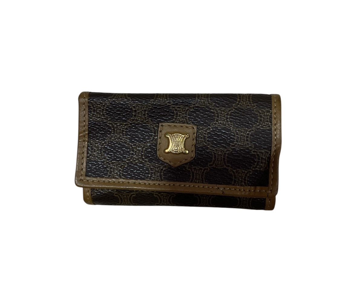 Celine Celine Paris Leather Key Holder With Silk Scarf Size ONE SIZE - 5 Thumbnail