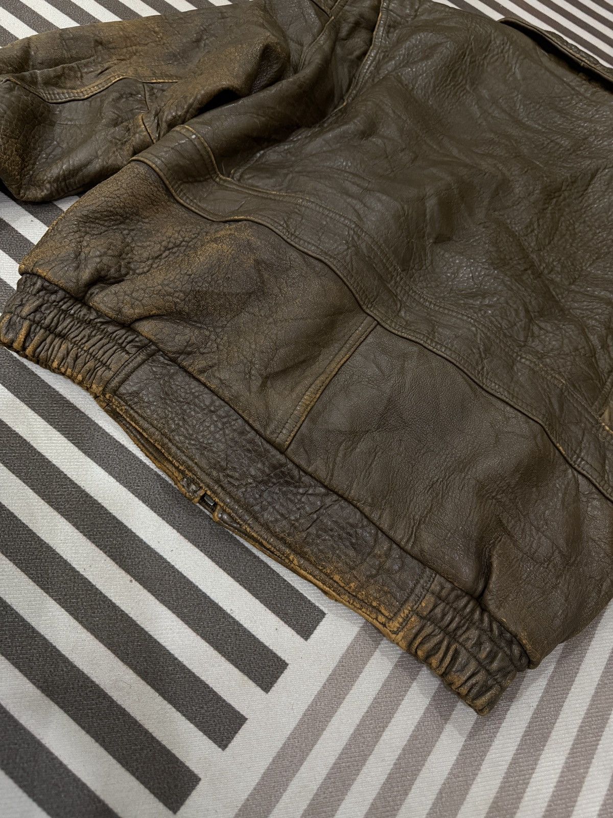 Genuine Leather 🔥🔥🔥ARCHIVE VINTAGE URBAN EXPRESS A2 LEATHER JACKET Size US M / EU 48-50 / 2 - 19 Thumbnail