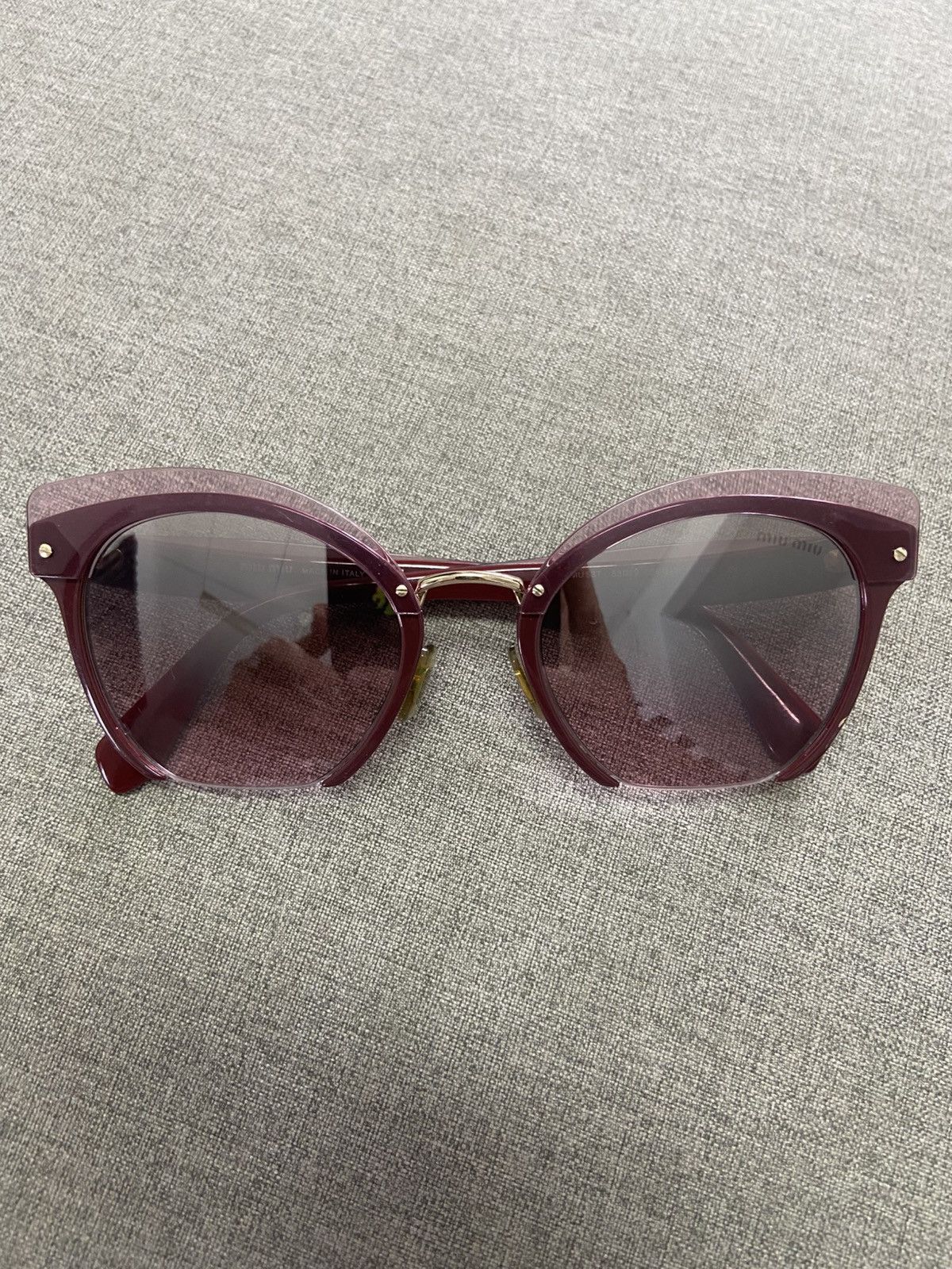 Miu Miu Miu Miu Pink Mirrored Sunglasess Size ONE SIZE - 2 Thumbnail