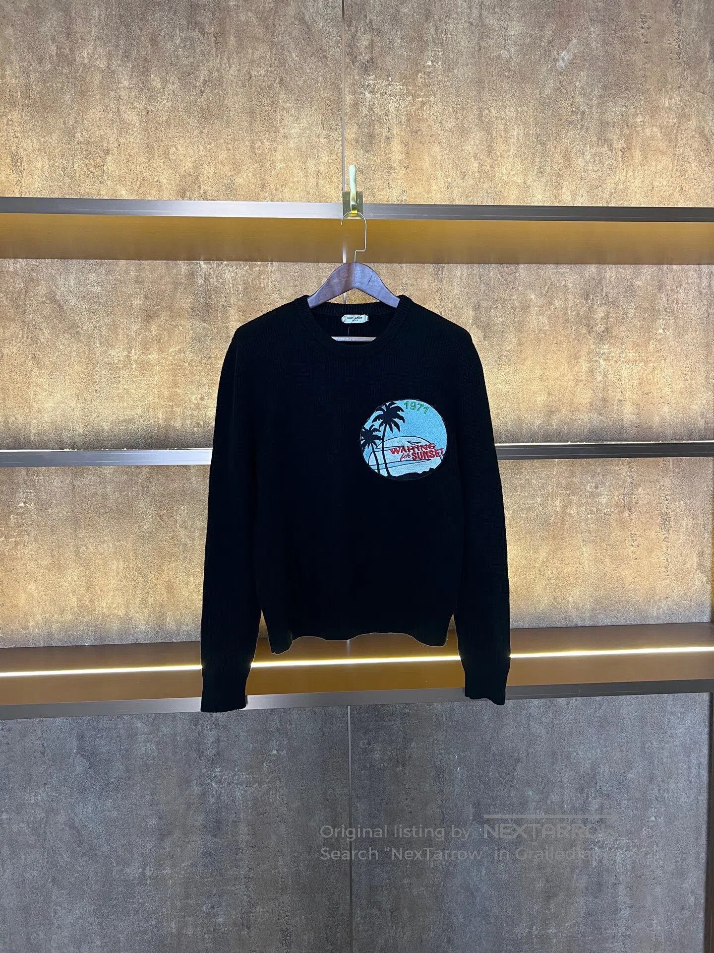Saint Laurent Paris Saint Laurent Paris Palm Tree Knit Top| Size US L / EU 52-54 / 3 - 1 Thumbnail