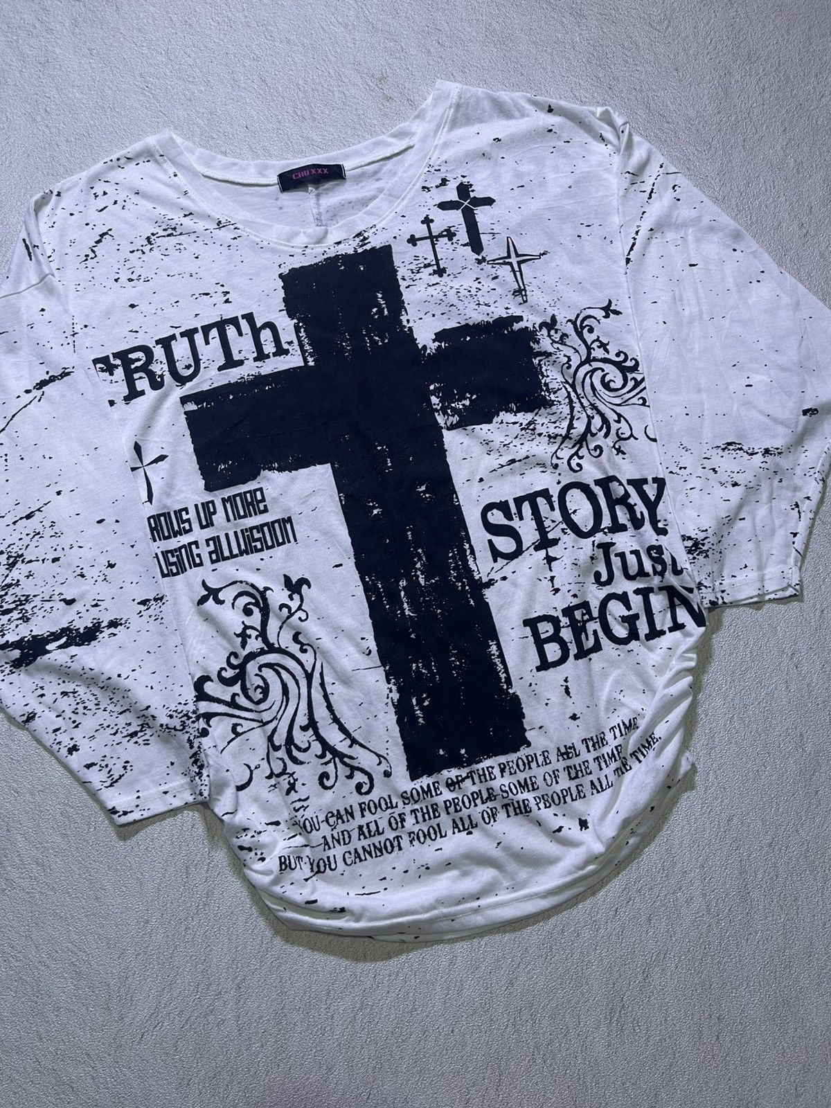 Japanese Brand Y2K CHU XXX long sleeve tshirt punk ifsix style Size M / US 6-8 / IT 42-44 - 2 Thumbnail