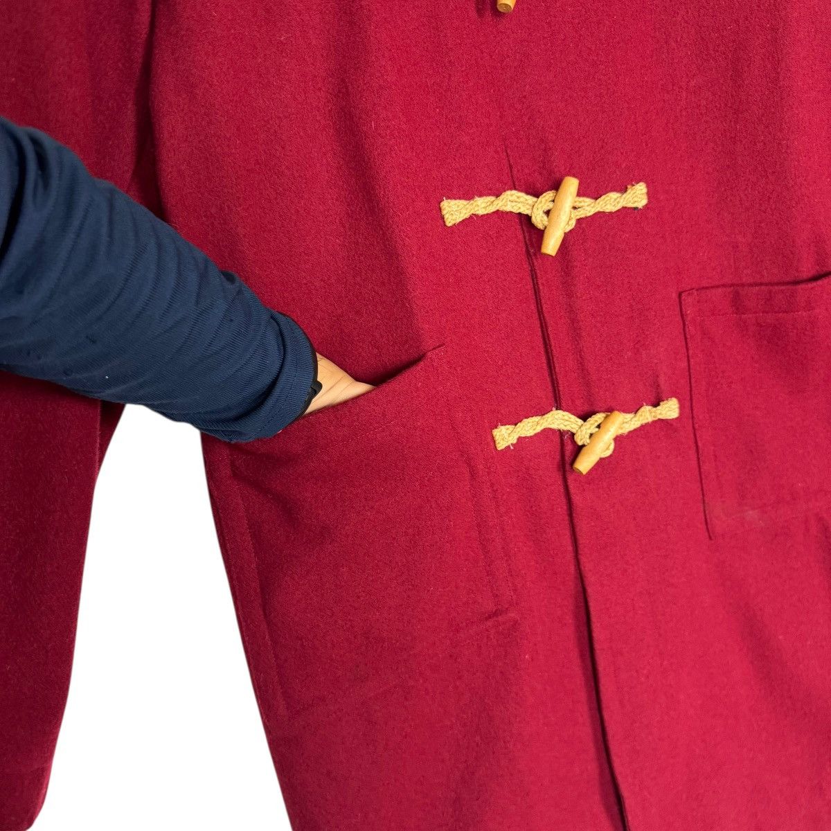 Spinash Spinash Duffle Red Coat Size US M / EU 48-50 / 2 - 7 Thumbnail