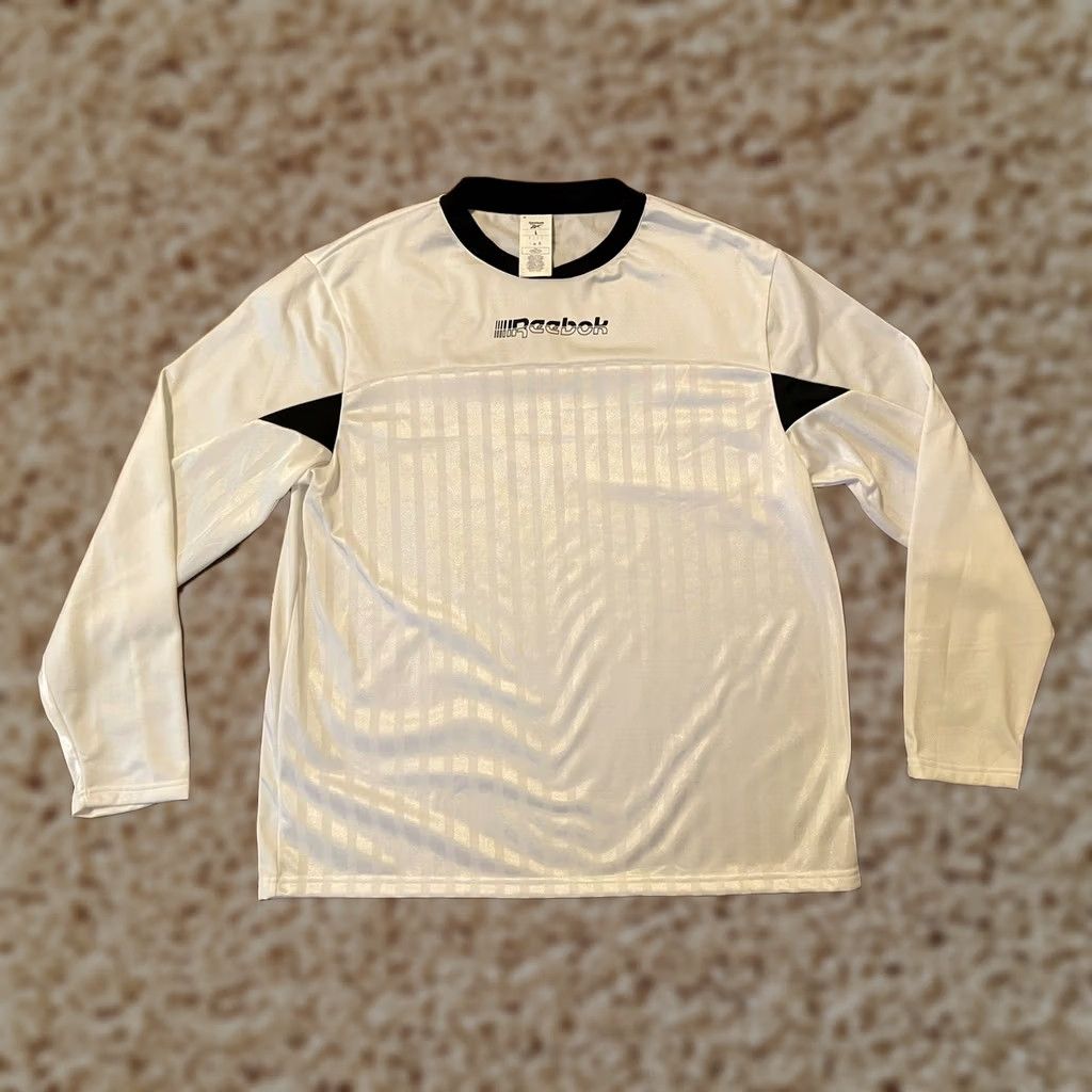 Reebok Reebok MYT Meet You There Jersey Shirt Long Sleeve L White/Black FK6161 Men's Large Size US L / EU 52-54 / 3 - 1 Thumbnail