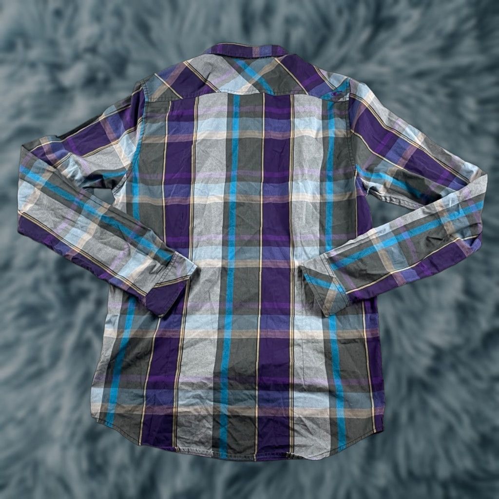 O'Neill O'Neill Shirt Mens Regular Button-Up Long Sleeve Plaid Purple M Adult Casual Size US M / EU 48-50 / 2 - 1 Thumbnail