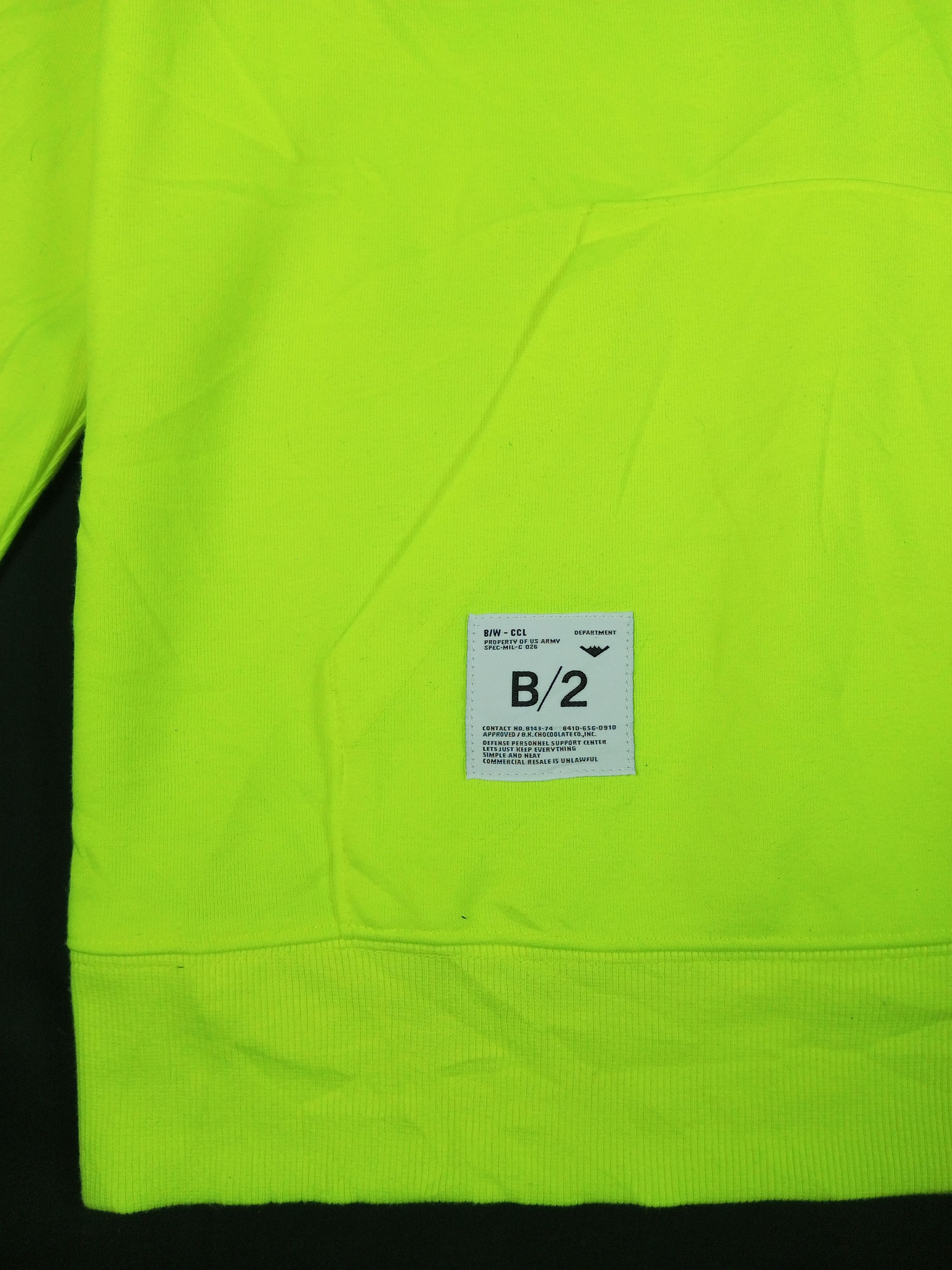 Chocolate × Japanese Brand Black Chocoolate Hoodie Neon Size M Size US M / EU 48-50 / 2 - 4 Thumbnail