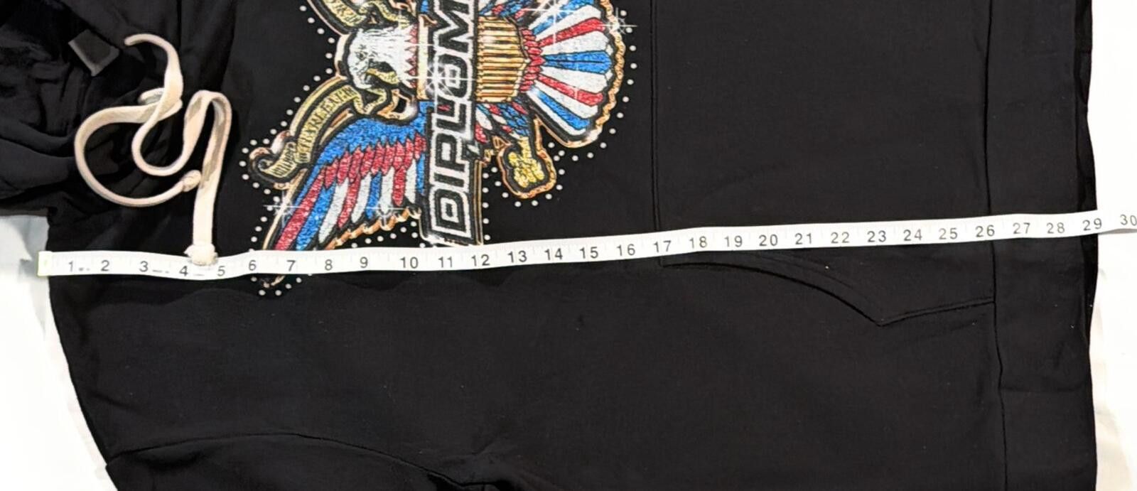 Diplomats Diplomats Blinged Eagle Graphic Hoodie Black XXL - Dipset Size US M / EU 48-50 / 2 - 6 Thumbnail