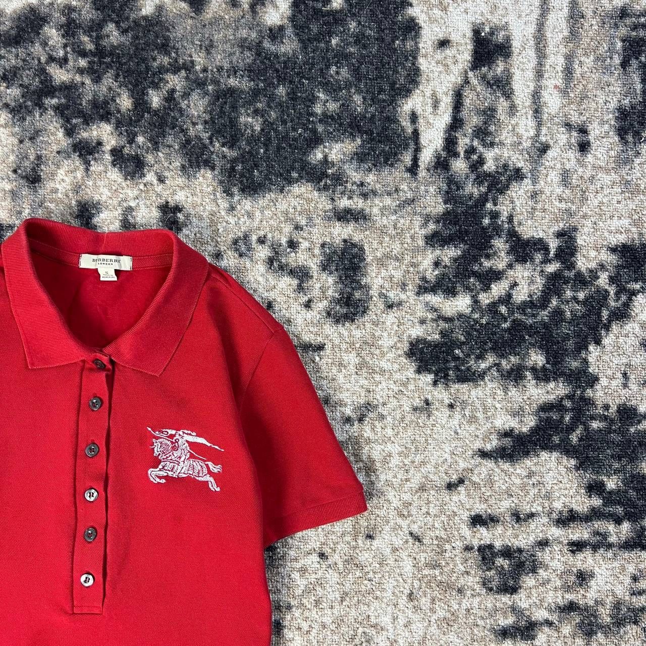 Burberry Burberry Big Logo Luxury Polo T-Shirt Streetwear Style Size S / US 4 / IT 40 - 2 Thumbnail