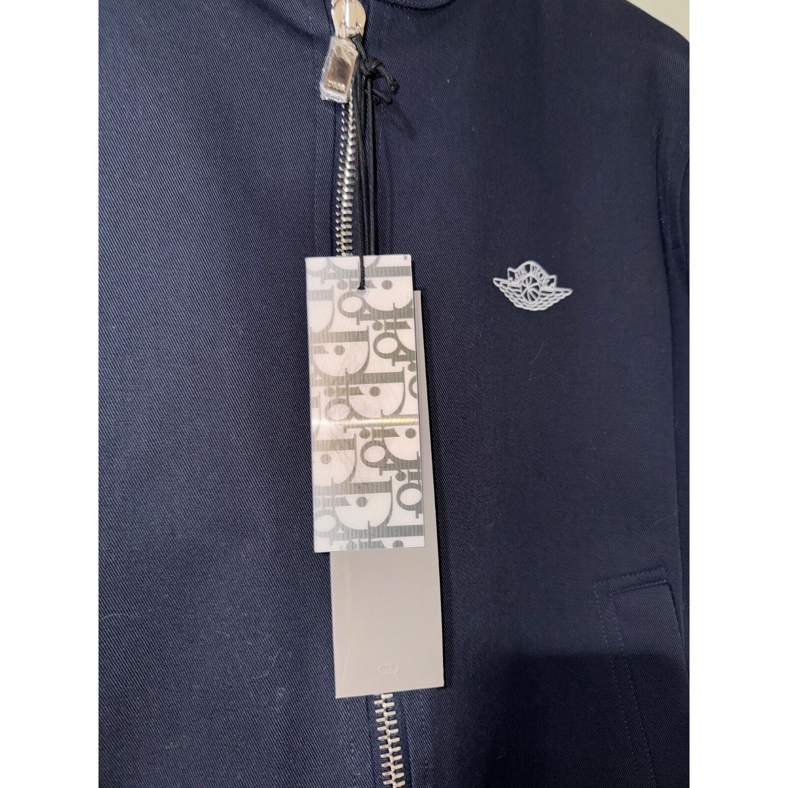 Dior Dior Air Logo Zip Up Double Zipper Woven Moto Jacket Coat 48 Size US M / EU 48-50 / 2 - 4 Thumbnail