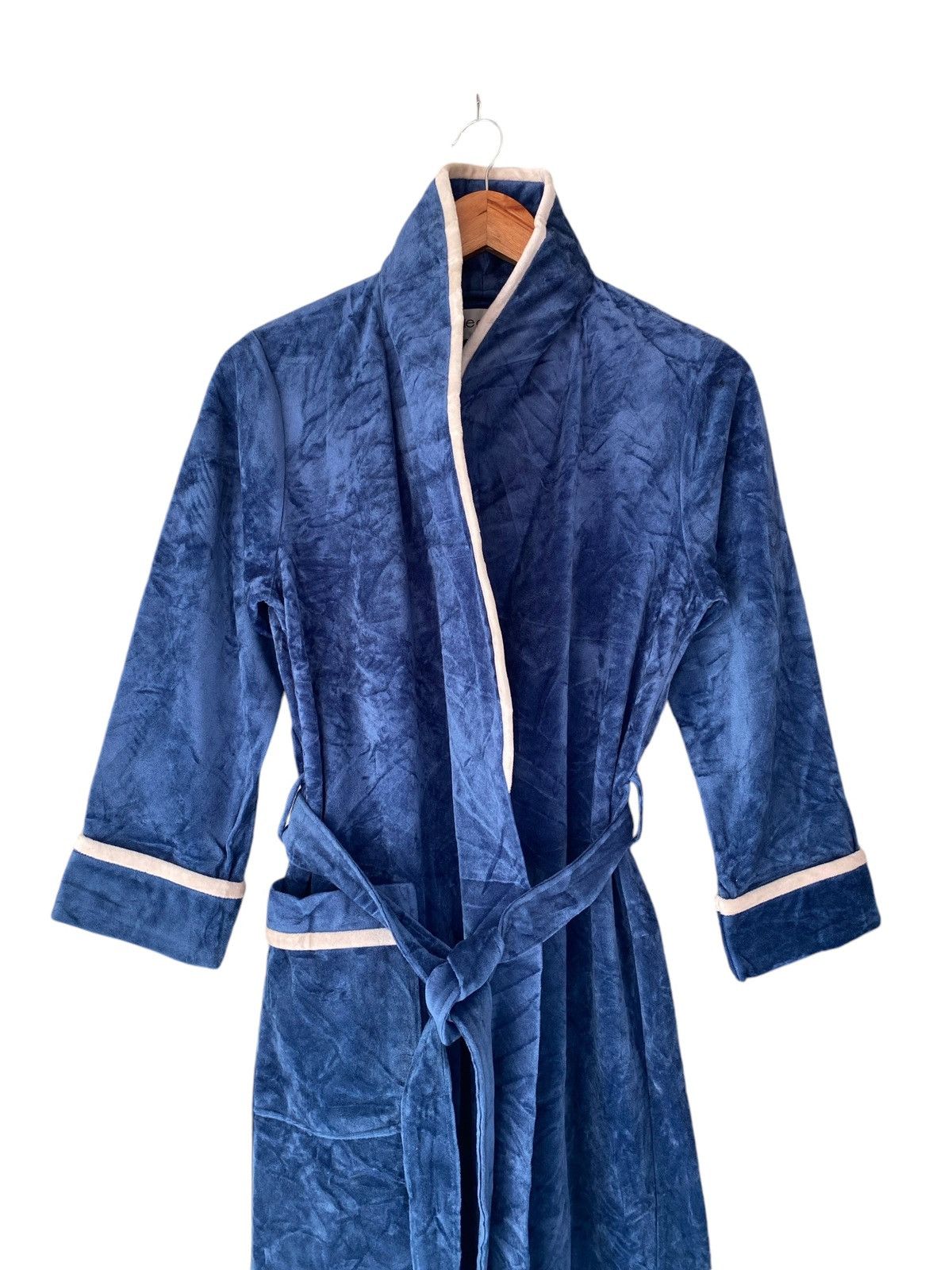 Designer × If Only Was True × Japanese Brand Vtg ELLE CHANTE Bath Rope Velvet Size 22" - 14 Thumbnail