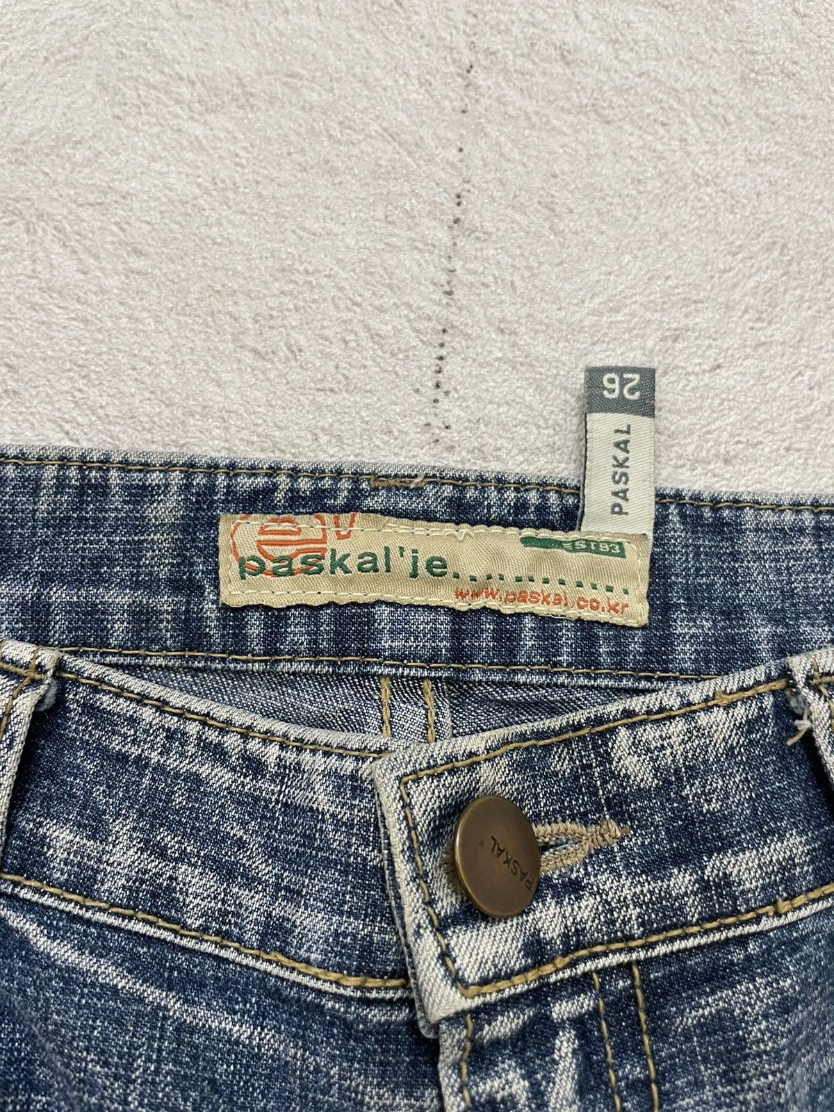 Japanese Brand 00s Diesel Flare Denim Mudwash Bootcut Jeans Side Stripe Y2K Size 28" / US 6 / IT 42 - 5 Thumbnail