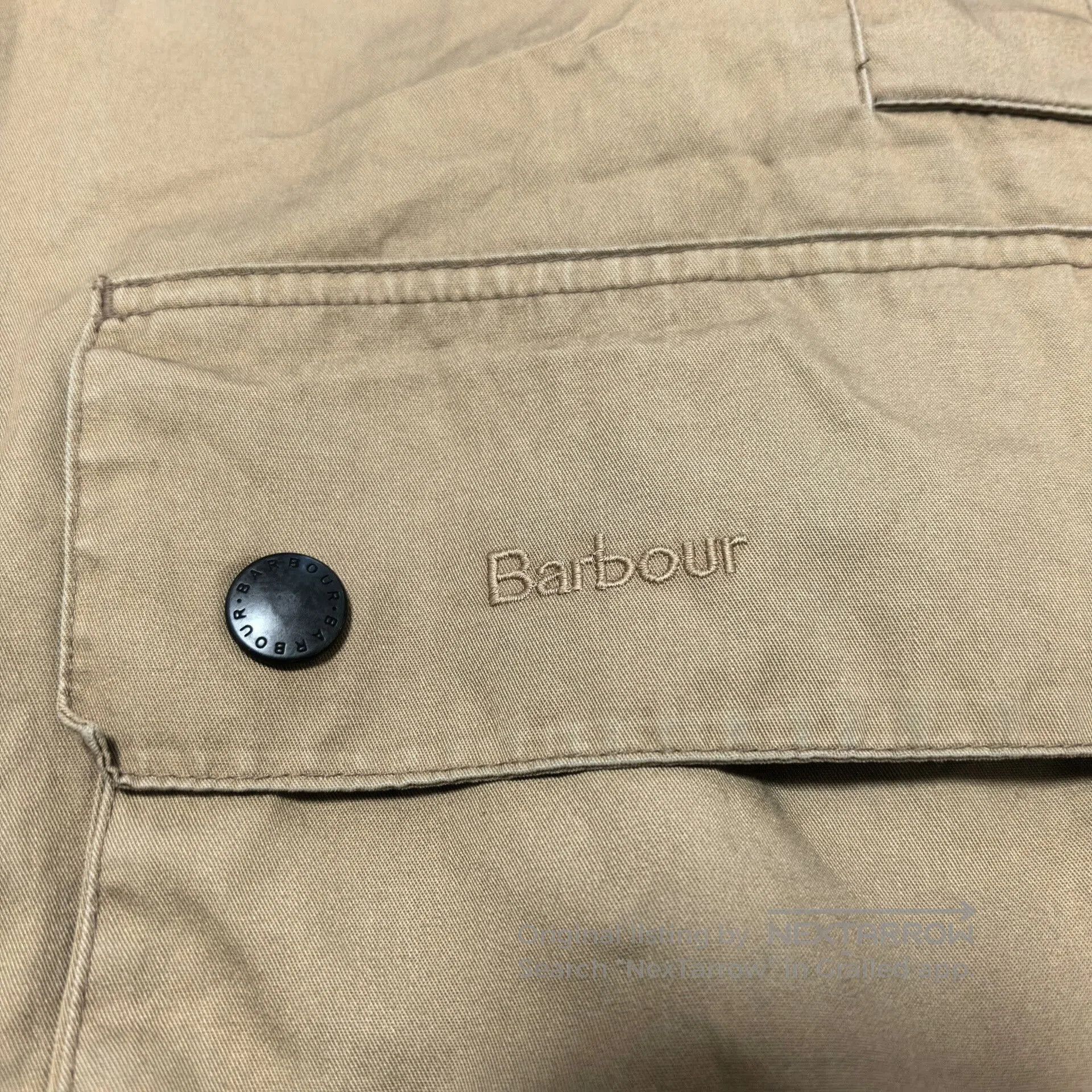 Vintage Vintage Barbour Beaufort Waxless Jacket. Size US XL / EU 56 / 4 - 3 Thumbnail
