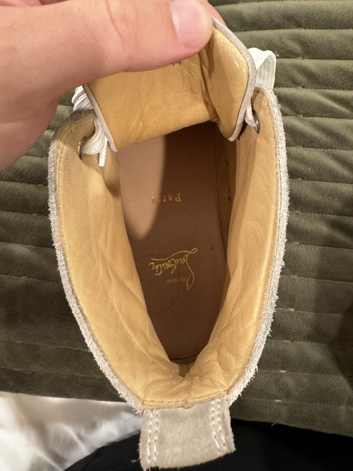 Christian Louboutin Christian louboutin High top Beige with studs OBO Size US 11 / EU 44 - 5 Thumbnail