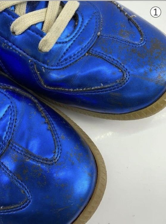 Maison Margiela MAISON MARGIELA GATS replica blue METALLIC Size US 9 / EU 42 - 8 Thumbnail