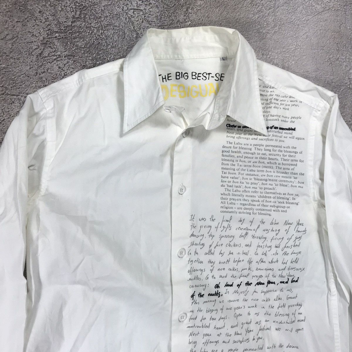 Vintage Vintage Y2K White Oversized Shirt Archive Streetwear Logo L Size US L / EU 52-54 / 3 - 2 Thumbnail
