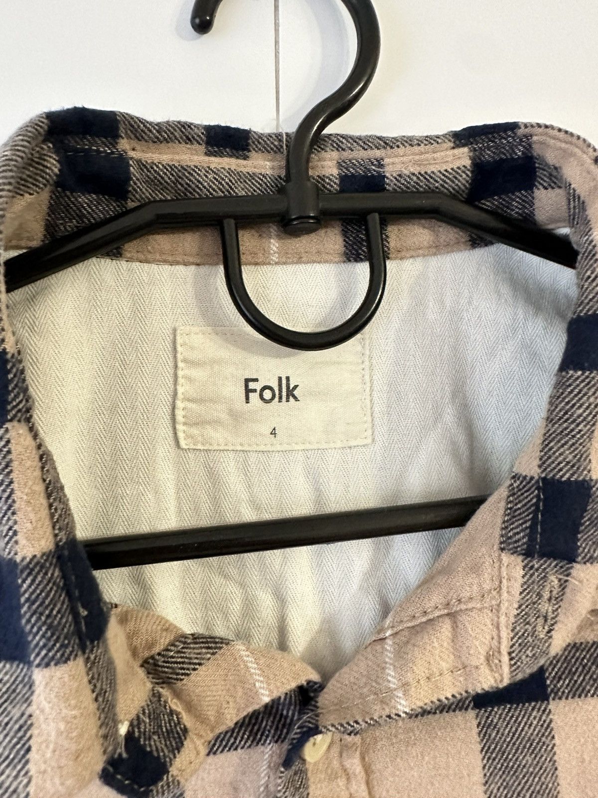 Folk Folk Classic Casual Cotton Plaid Flannel Shirt Button Up Size US M / EU 48-50 / 2 - 7 Thumbnail