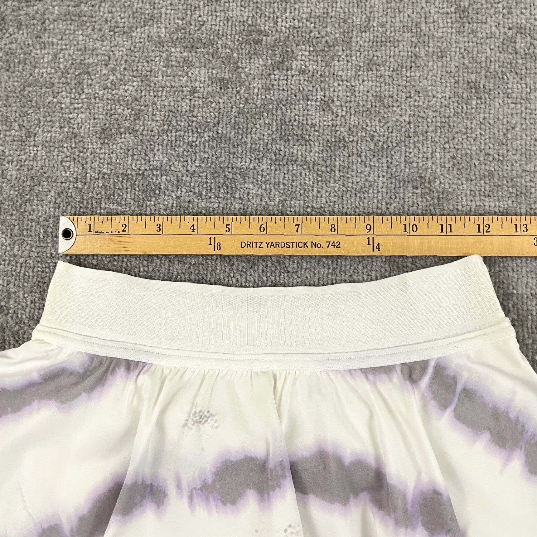 Lululemon Lululemon Court Rival Skort Skirt Womens Size 4 / 4" Lined White Tie Dye Preppy Size 27" / US 4 / IT 40 - 4 Thumbnail