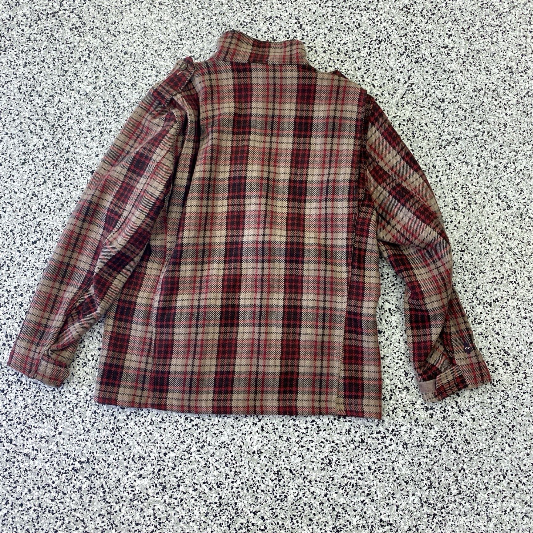 Oakley VINTAGE Oakley M65 Jacket Plaid Red Wool Mens L Army Military Jacket Pockets Size US L / EU 52-54 / 3 - 8 Thumbnail