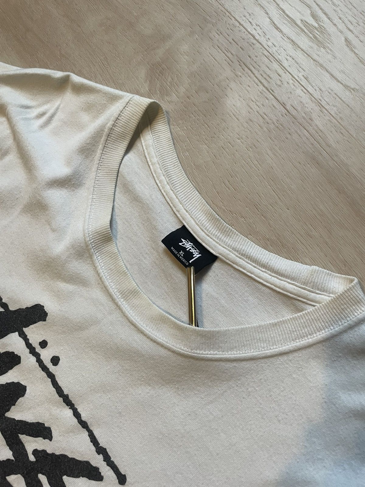 Off-White VIRGIL ABLOH x OFF WHITE STÜSSY RARE TSHIRT Size US XL / EU 56 / 4 - 5 Thumbnail