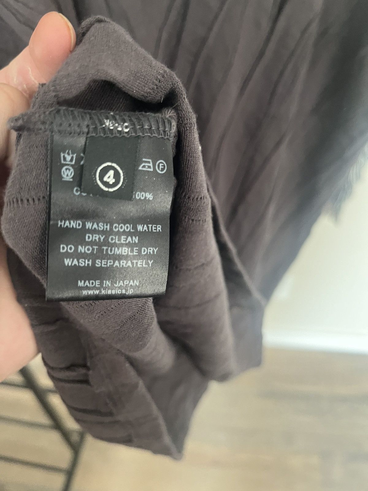 KLASICA Ripple effect cut sew tee Size US XL / EU 56 / 4 - 3 Thumbnail
