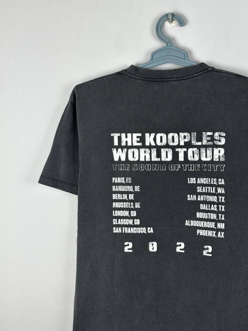 The Kooples The Kooples Faded Grey Big Logo T Shirt Size US M / EU 48-50 / 2 - 8 Thumbnail