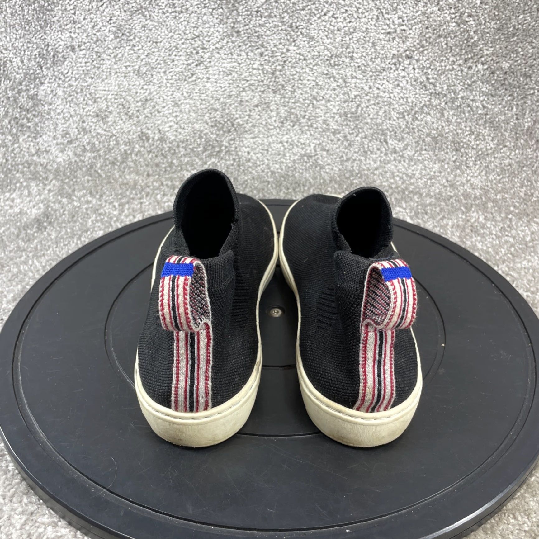 Rothy's VINTAGE Rothy's Chelsea Boots Women Size 9 Black Knit Ankle Casual Outdoor Flat Size US 9 / IT 39 - 6 Thumbnail
