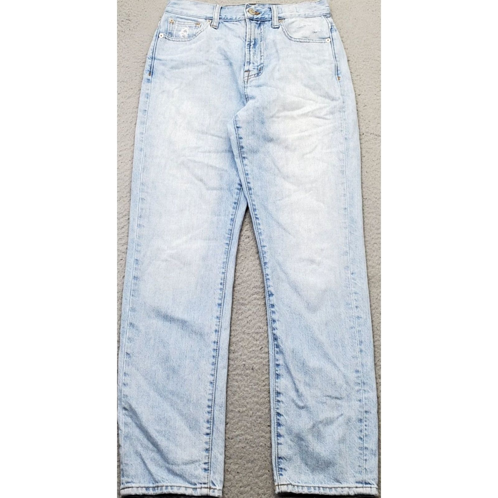 Madewell VINTAGE Madewell Straight Jeans Womens Size 25 Blue Denim 100% Cotton 5-Pocket Inseam 26.5" Measurements 13.5" Across Waist Brand New Title Size 42" / US 20 - 2 Thumbnail